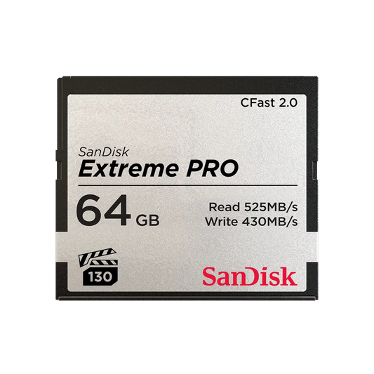 SanDisk Extreme Pro CFast 2.0 Memory Card - 64GB