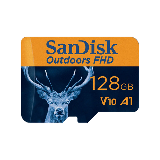 SanDisk Outdoors FHD microSDXC UHS-I Card with SD Adapter - 128GB Single Pack