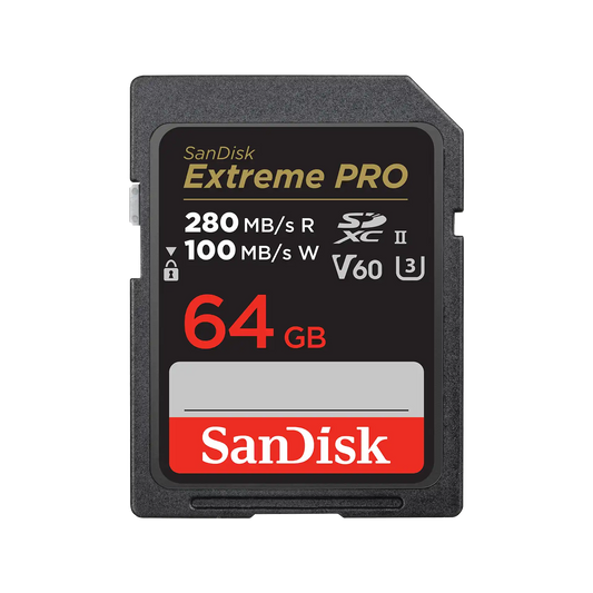 SanDisk Extreme PRO SDXC™ UHS-II Card - 64GB