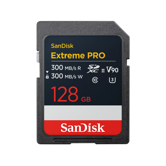 SanDisk Extreme PRO SD UHS-II V90 Card - 128GB