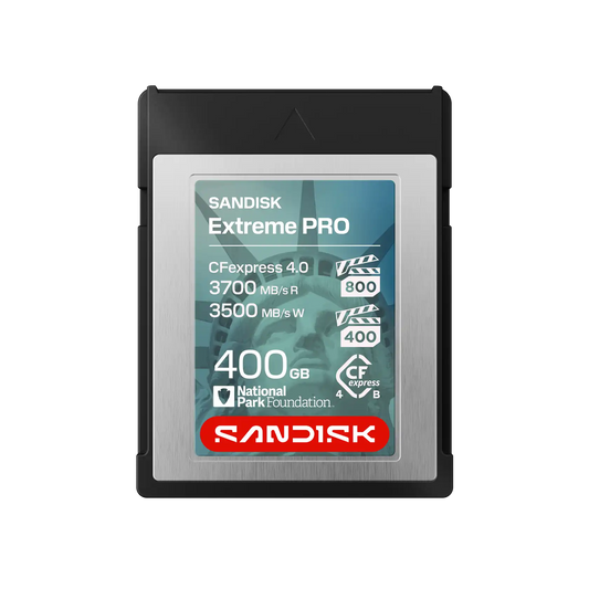 SANDISK Extreme PRO CFexpress 4.0 Type B Card - Lady Liberty Edition - 400GB